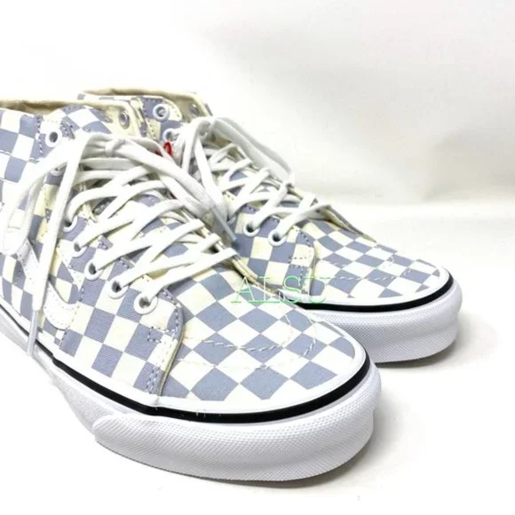 VANS 🔥SALE!🔥 Men's Sneakers Size 13 SK8-Hi Tapered Check Blue VN0A4U16XHX - Picture 4 of 6